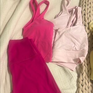 Bundle of Pink Lululemon Items